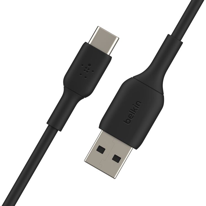 Belkin USB‑A to USB‑C Cable 3m 480Mbps USB 2.0 Data Sync Black