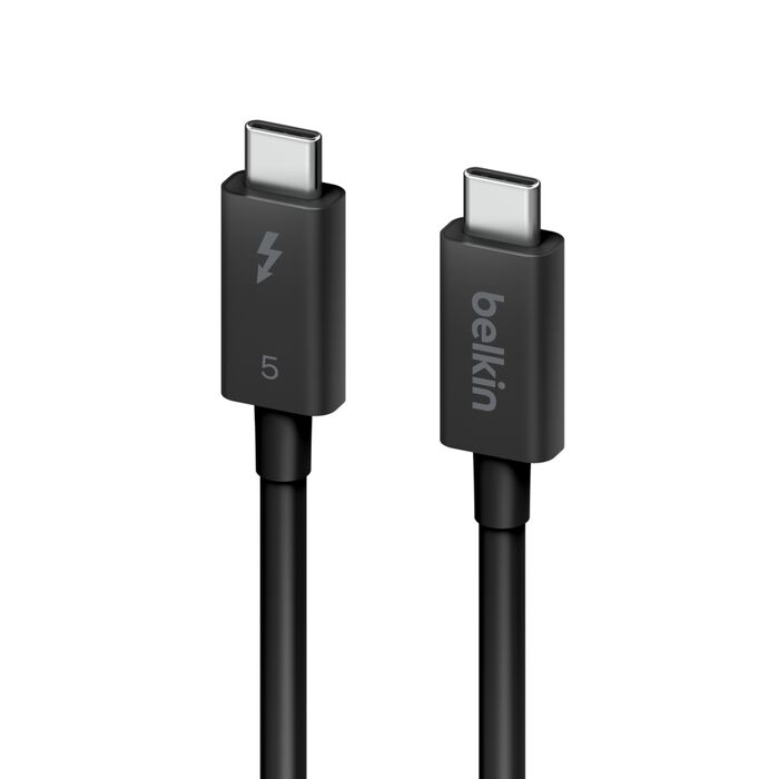 Belkin USB‑C Thunderbolt 5 Cable 1m 120Gbps 8K 4K USB‑C to USB‑C Black