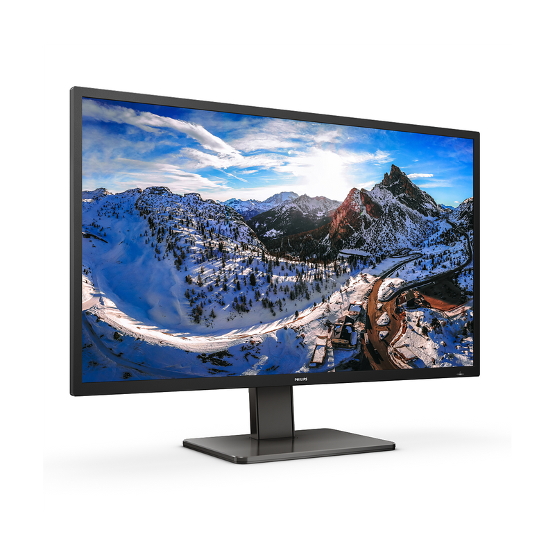 Philips 439P1/75 VA Monitor 43in 4K UHD LCD with MultiView 4ms 60Hz USB-C DP HDMI