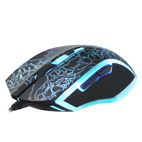 RAPOO V20S LED Optical Gaming Mouse Black - Up to 3000dpI 5 Programmable Buttons