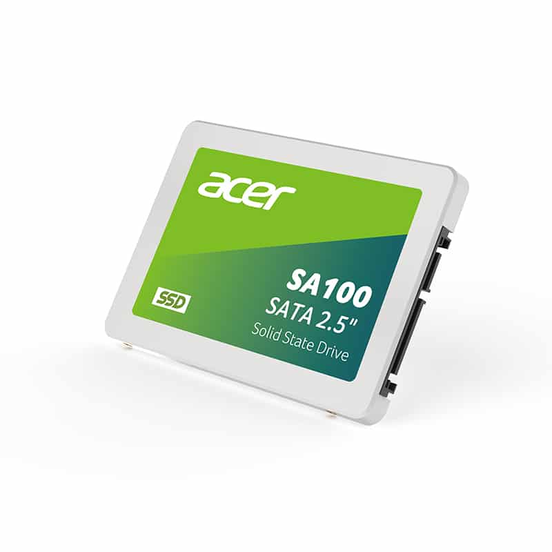 Acer SA100 960GB 2.5in SATA SSD 560MB/s Read 493MB/s Write