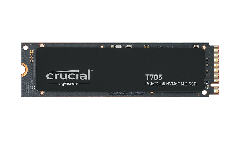 Crucial T705 2TB PCIe 5.0 NVMe M.2 SSD 14500MB/s 12700MB/s CT2000T705SSD3