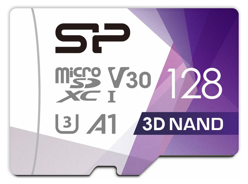 Silicon Power Superior Pro Colorful 128GB microSDXC U3 V30 A1 100MB/s 80MB/s Card