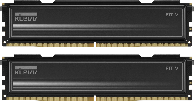 Klevv FIT V 32GB DDR5 6000MHz CL28 RAM Kit 2x16GB AMD Black Memory