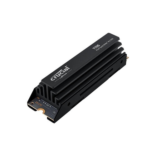 CRUCIAL T705 2TB + HEATSINK, M.2 INTERNAL NVMe PCIe5 NVMe SSD