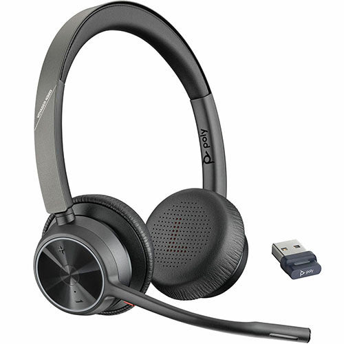 HP POLY VOYAGER 4320 OTH WIRELESS UC STEREO HEADSET, BT700 DONGLE , USB-A - 76U49AA