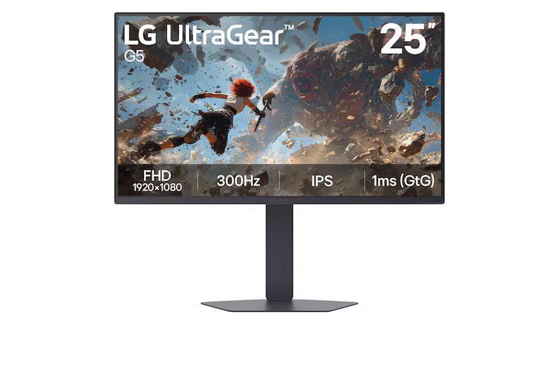 LG UltraGear 25in IPS FHD 1ms 300Hz HDR10 HDMI DP Gaming Monitor