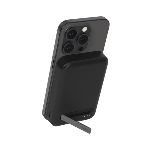 BELKIN MAGNETIC POWER BANK WITH QI2 15W 8K (BLACK), CABLE