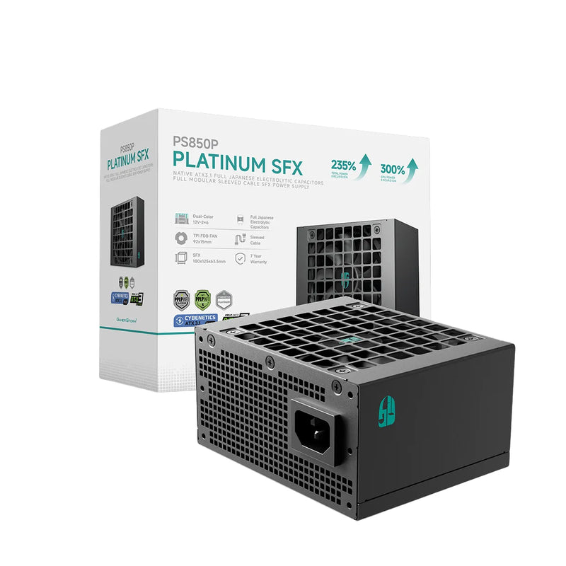 Deepcool Gamer Storm PS850P 850W Platinum ATX 3.1 SFX PSU Black Fully Modular