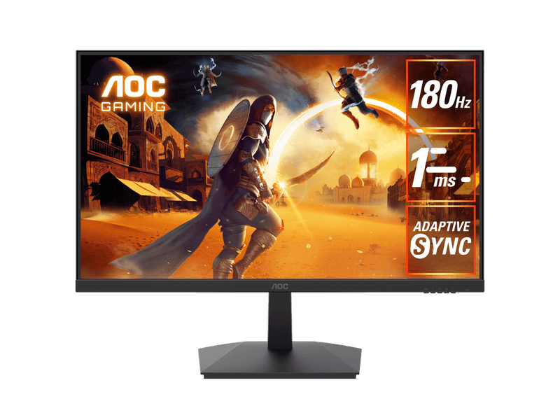 AOC 23.8' Gaming Monitor 24G15N 180hz, 1ms, FHD 1080, HDR Mode