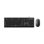 RAPOO X130pro - Wired Optical Mouse and Keyboard Combo Black