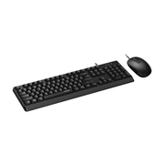 RAPOO X130pro - Wired Optical Mouse and Keyboard Combo Black