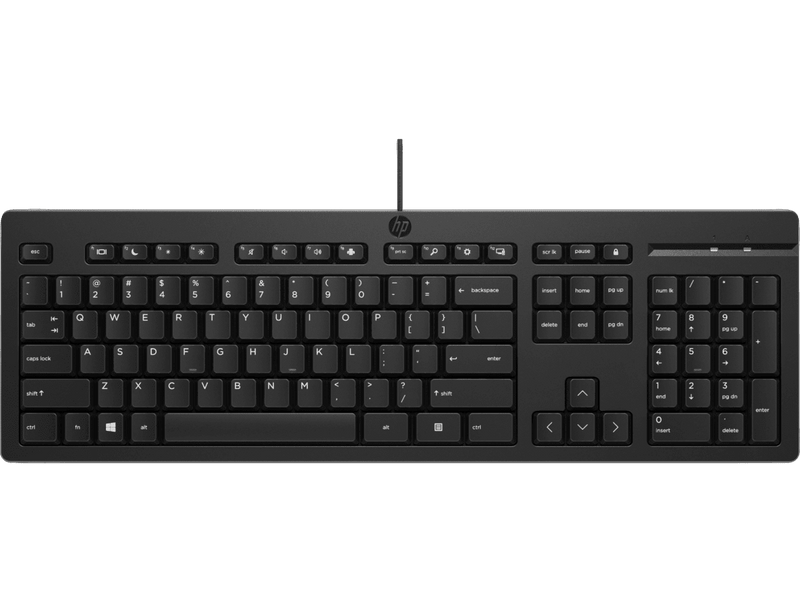 HP 125 Wired Keyboard - BLACK -ï¿½ï¿½ï¿½ï¿½ 266C9AA