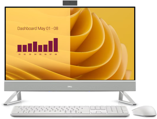 All-in-One Computer Dell EC27250 27in FHD i5 16GB 512GB Windows 11 Pro