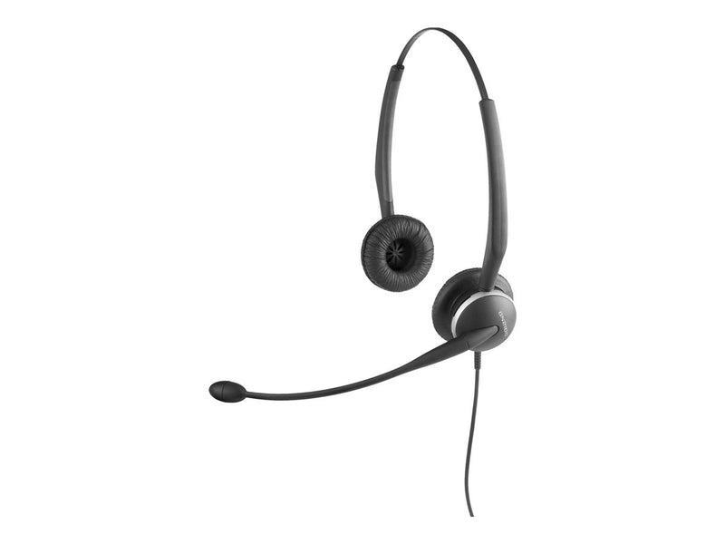 Jabra GN 2100 Telecoil Stereo Corded On-Ear Headset QD Connectivity