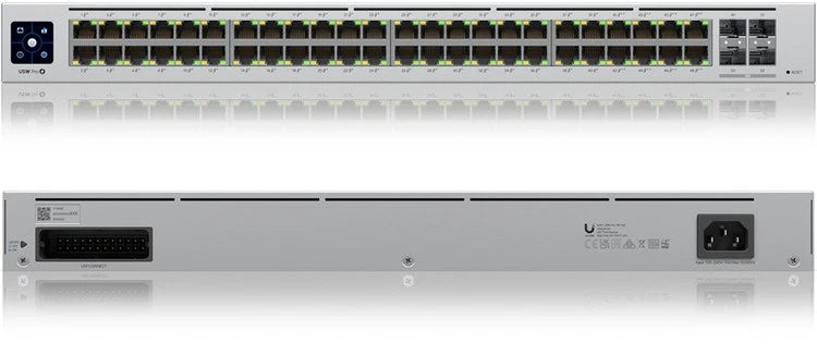 Ubiquiti UniFi 48 Port PoE Switch 600W Gen2 Layer 3 48x GbE 4x SFP+
