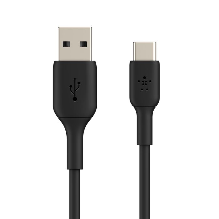 Belkin USB‑A to USB‑C Cable 3m 480Mbps USB 2.0 Data Sync Black