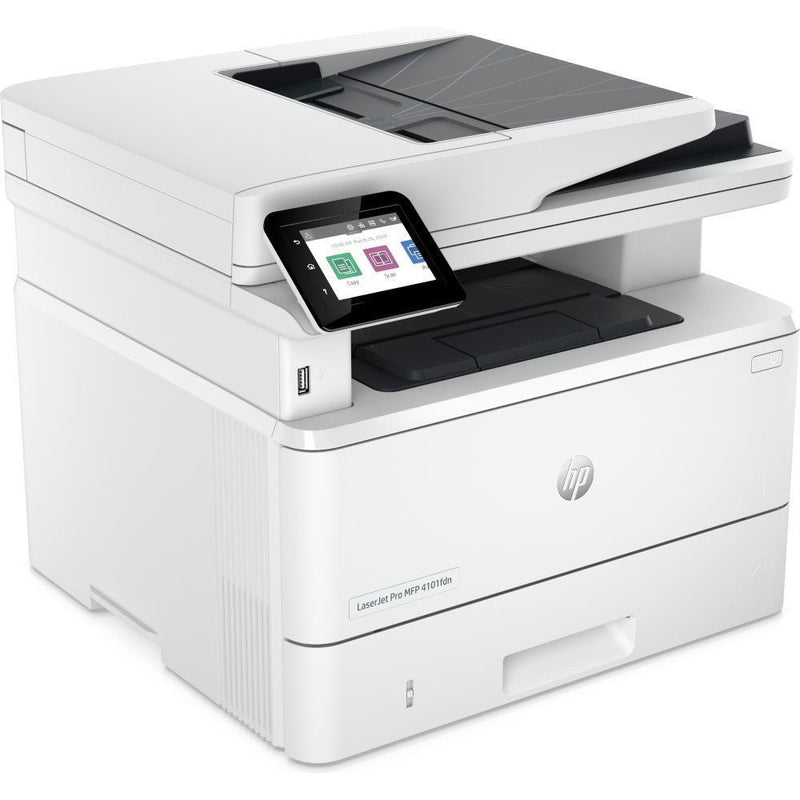 HP LASERJET PRO 4101FDN MONO MFP 40PPM, PRINT, COPY FAX, NETWORK. DUPLEX SCAN, 1YR WTY