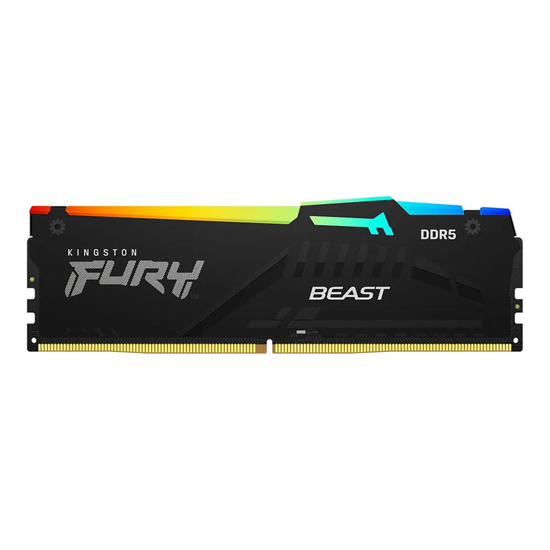 Kingston FURY Beast 128GB DDR5 5600MHz CL40 RGB Dual Rank 4x32GB Desktop Kit
