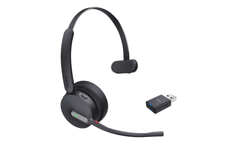 Yealink WH64 MS Mono Hybrid DECT Bluetooth Headset WDD60 Dongle No Base Station