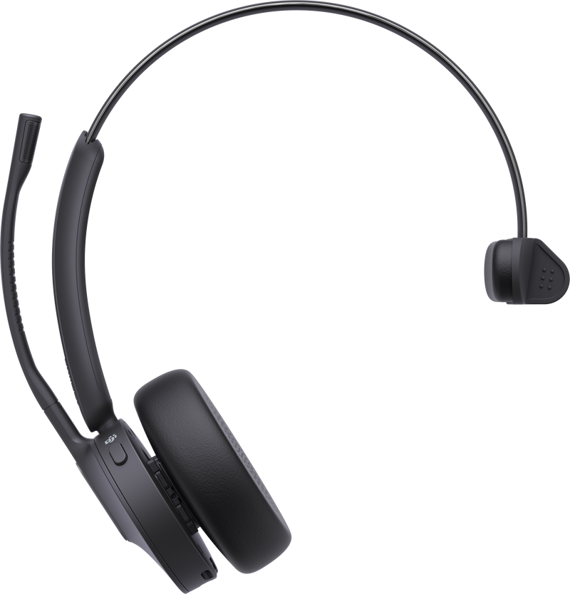 Yealink WH64 MS Bluetooth DECT Mono Headset with Base Station Noise Cancellation Busylight