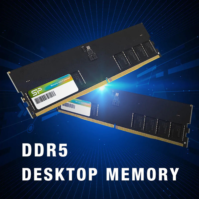 Silicon Power 32GB DDR5 4800MHz CL40 UDIMM RAM 1x32GB Desktop Memory