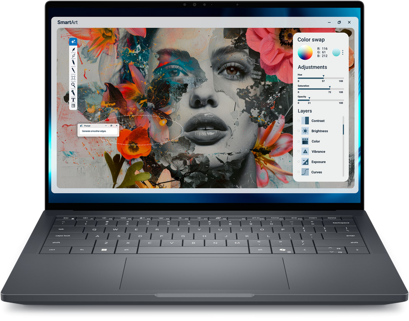 Dell Pro Precision 7 14in QHD+ Touch Ultra 9 386H 64GB 1TB RTX PRO 2000 8GB W11P Copilot+