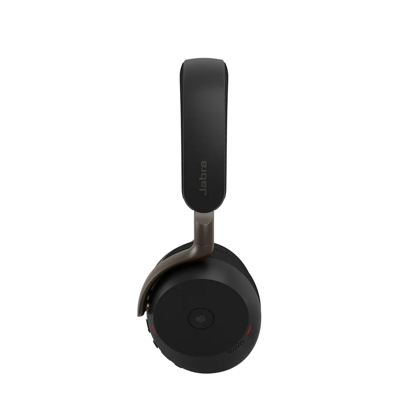 Jabra Evolve3 75 UC Stereo Headset ANC USB-C Dongle Wireless Charging Pad Black