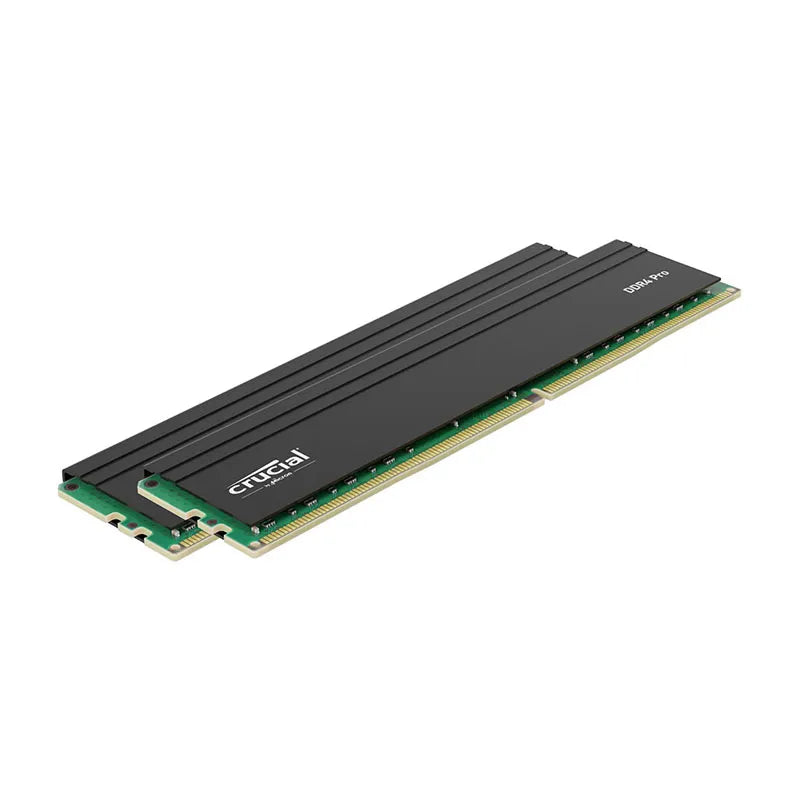Crucial Pro 16GB (1x16GB) DDR5 UDIMM 6400MHz CL32 Black Desktop RAM Module