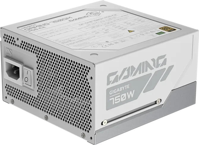 GIGABYTE Gaming 750GM PG5 ICE 750W 80 Plus Gold Modular ATX 3.1 PSU White