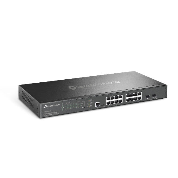 TP-LINK 16-PORT MANAGED 2.5GBASE L2+ SWITCH, POE+(8), 10GE SFP+(2), 5YR WTY - SG3218XP-M2