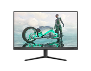 Front view of Philips Evnia 27-inch QHD IPS gaming monitor with ultra-thin bezels and HDR10 support
