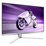 Close-up of QD-OLED display with 360Hz refresh rate, 0.03ms response time, and vibrant color accuracy