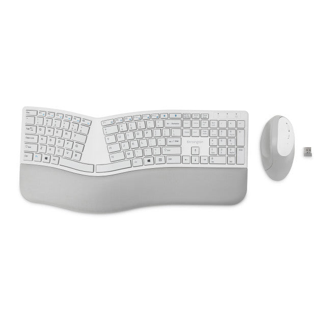 Kensington Pro Fit Keyboard & Mouse USB Wireless Bluetooth- GREY - K75407US