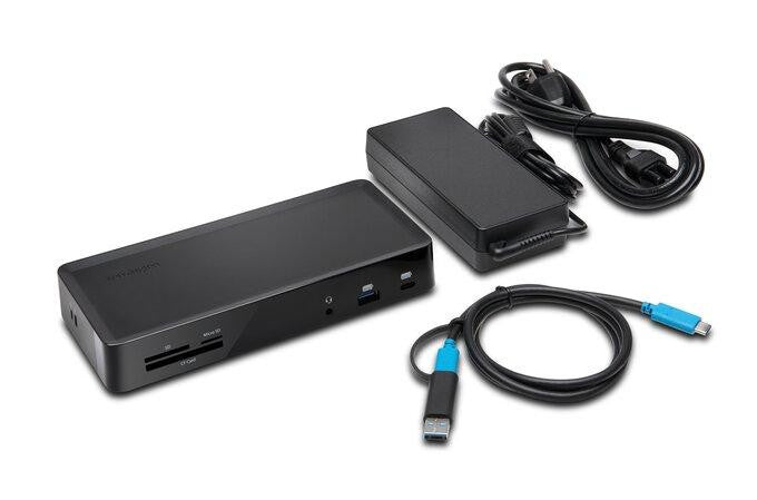 KENSINGTON SD4900P USB-C/USB -A DOCK, TRIPLE 4K, HDMI(3), DP(3), USBC(2), LAN, SD, 3YR - SD4900P