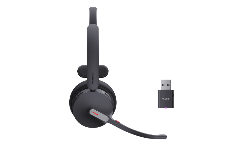 Yealink WH64 MS Mono Hybrid DECT Bluetooth Headset WDD60 Dongle Charging Stand