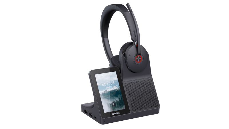 Yealink WH68-WS Wireless DECT Bluetooth Headset UC Workstation USB-C USB-A Headset