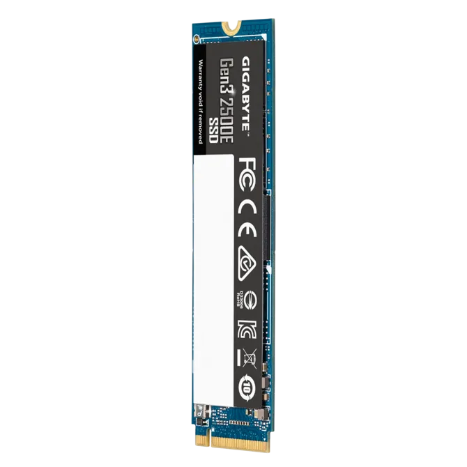 Gigabyte G325E 500GB M.2 NVMe PCIe Gen3 x4 SSD 2300MB/s Read 1500MB/s Write
