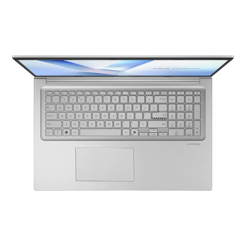 ASUS VivoBook 17 17.3in FHD Laptop Core 5 120U 8GB 512GB SSD W11P 2.1kg Silver