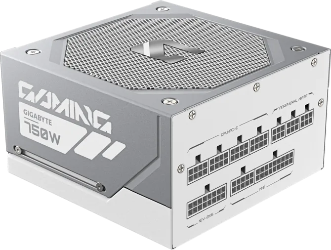 GIGABYTE Gaming 750GM PG5 ICE 750W 80 Plus Gold Modular ATX 3.1 PSU White