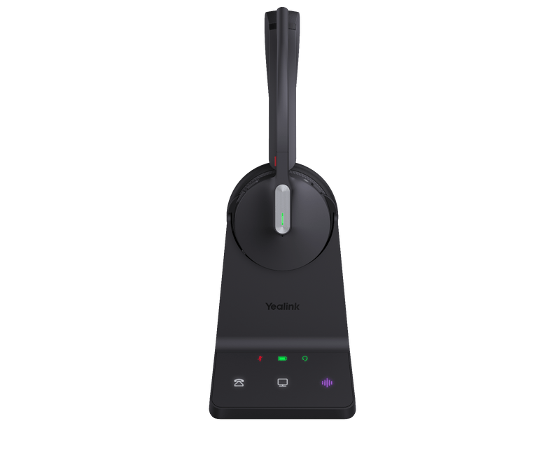 Yealink WH64 UC Stereo DECT Wireless Headset Bluetooth Base Noise Cancellation
