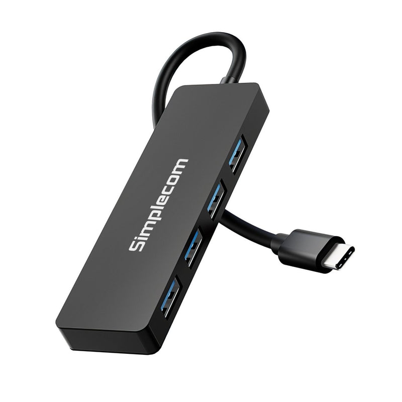 Simplecom CH360 USB-C to 4 Port USB-A Hub USB 3.2 Gen1 Aluminium Adapter