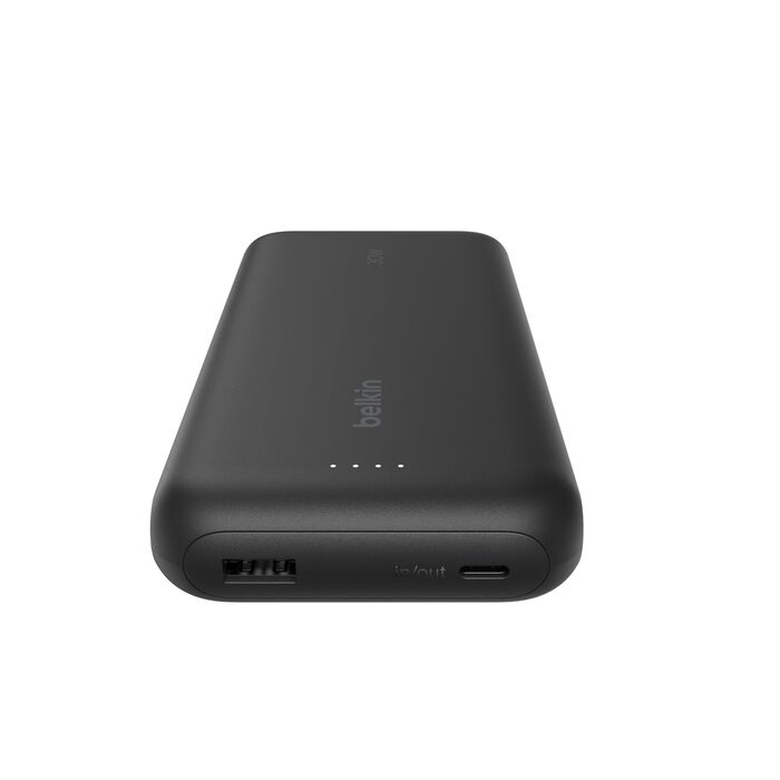 Belkin BoostCharge 20K Power Bank 30W USB-C USB-A Fast Charging Black