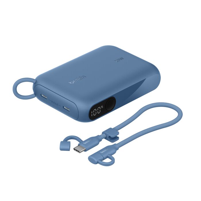Belkin BoostCharge 10K Power Bank 20W USB-C Dual USB with Digital Display