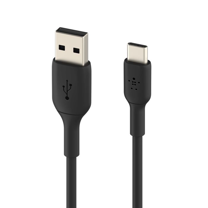 Belkin USB‑A to USB‑C Cable 3m 480Mbps USB 2.0 Data Sync Black