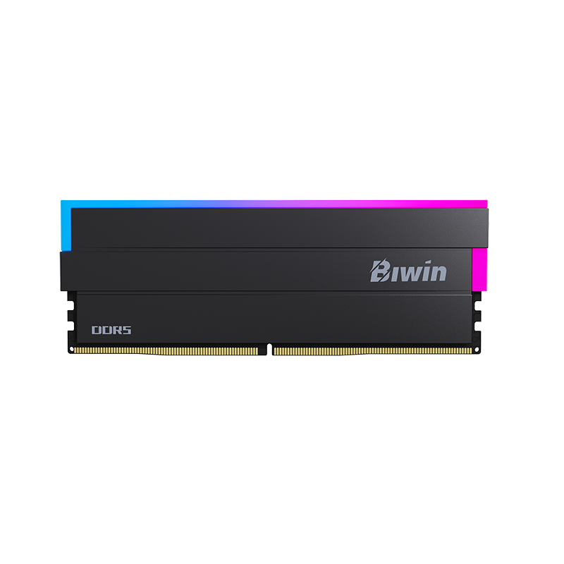 BIWIN DW100 RGB 32GB (2x16GB) DDR5 6000MT/s CL30 Black Desktop RAM Kit Memory