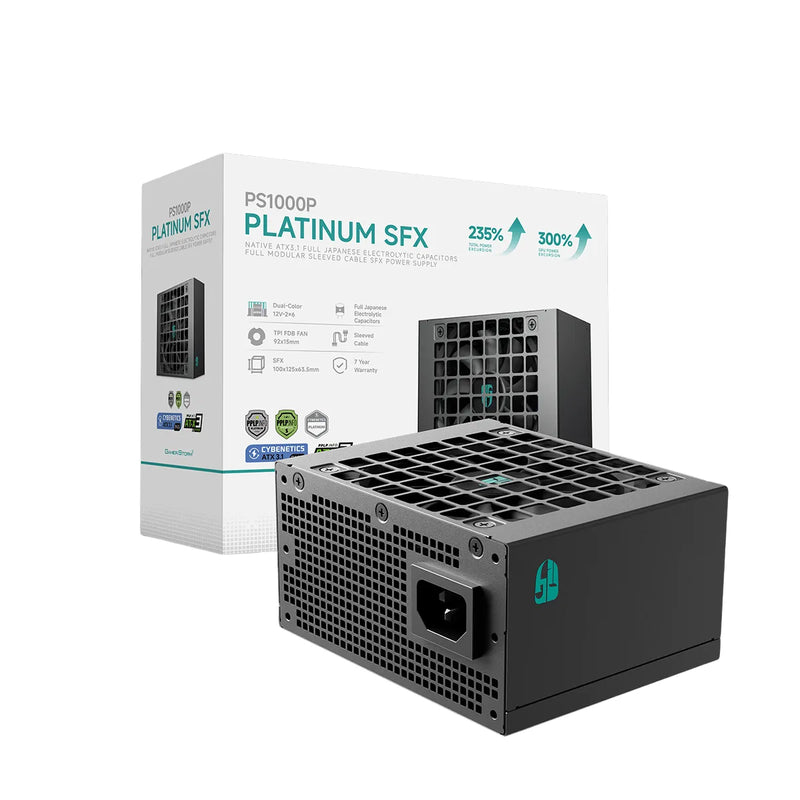 Deepcool Gamer Storm PS1000P 1000W Platinum ATX 3.1 SFX PSU Black Fully Modular