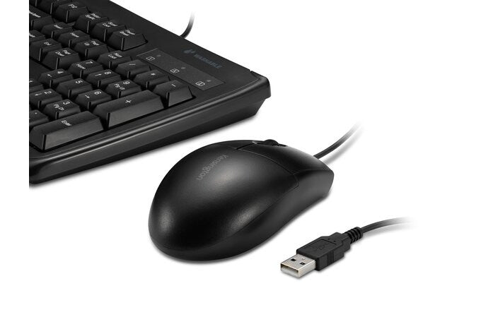 Kensington Pro Fit Rugged Keyboard & Mouse - USB - K70316US