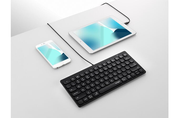 KENSINGTON WIRED KEYBOARD FOR IPAD WITH LIGHTNING CONNECTOR - BLACK - K75505US