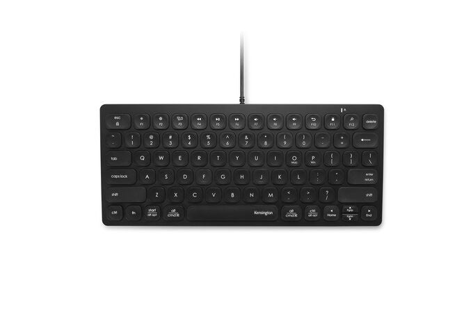 Kensington Compact Keyboard - Wired(USB) - black - K75506US